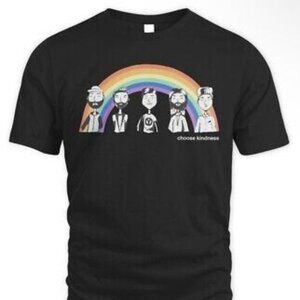 Queer Eye “Choose Kindness” Rainbow Tee NWT Small